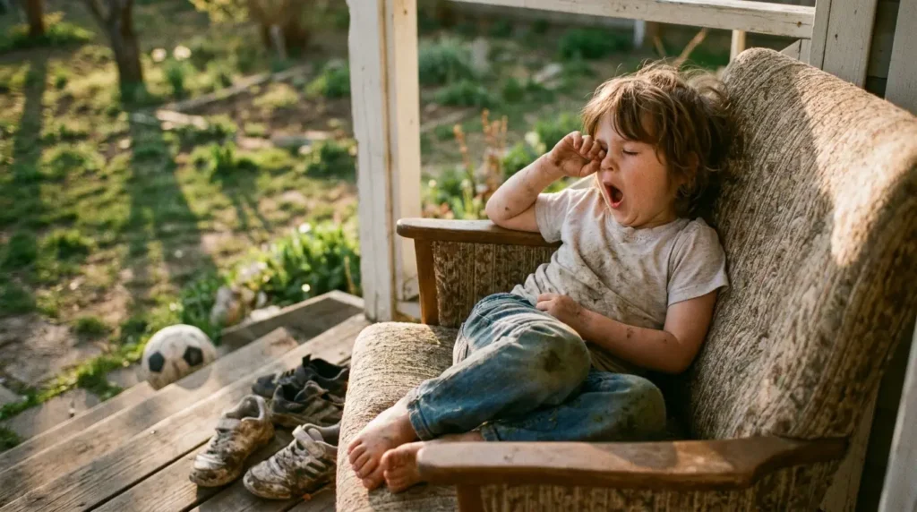 child thinking why am i always tired