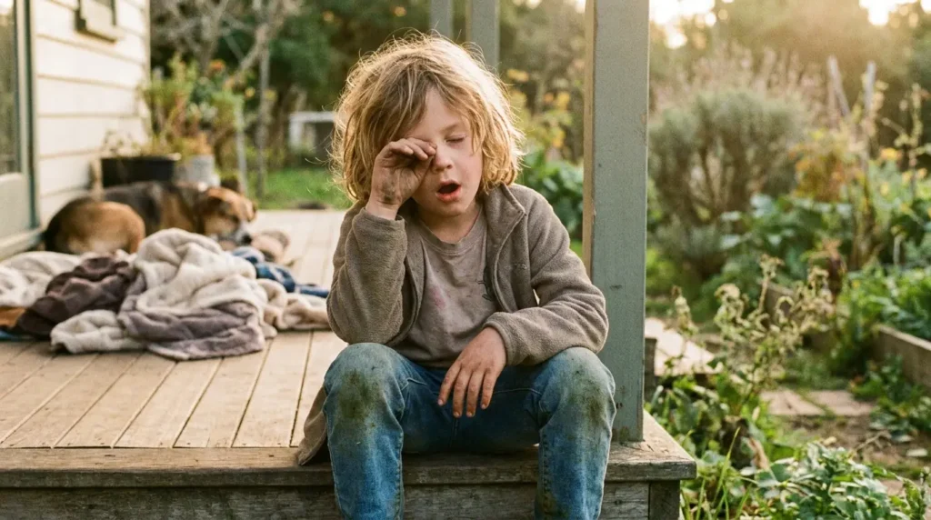 child thinking why am i always tired