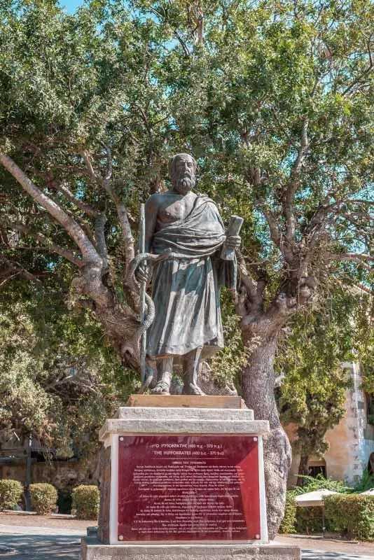 Hippocrates statue